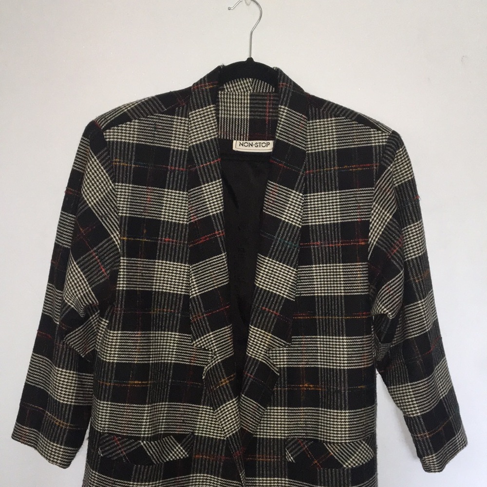 VINTAGE PLAID 3/4 COAT